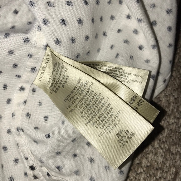 COPY - Burberry Long Sleeve Stretch Cotton Poplin Shirt L - Picture 6 of 8
